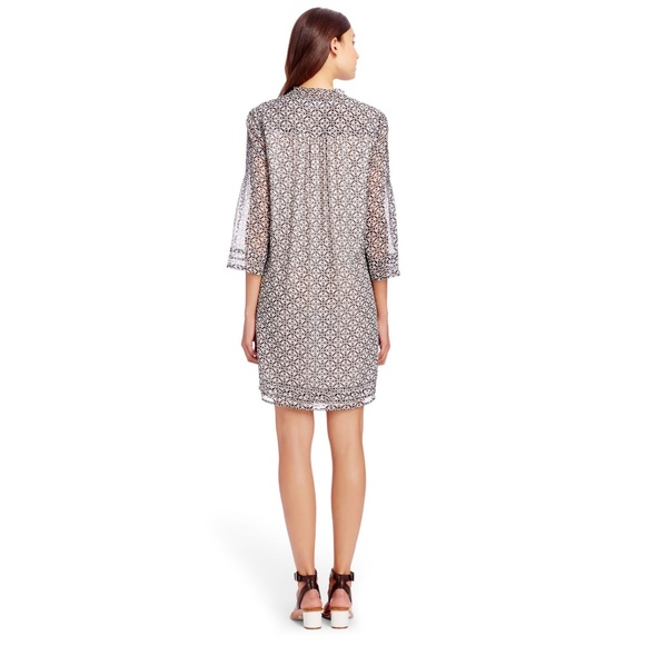 Diane von Furstenberg Black/White "Layla" Dress - Picture 2 of 8